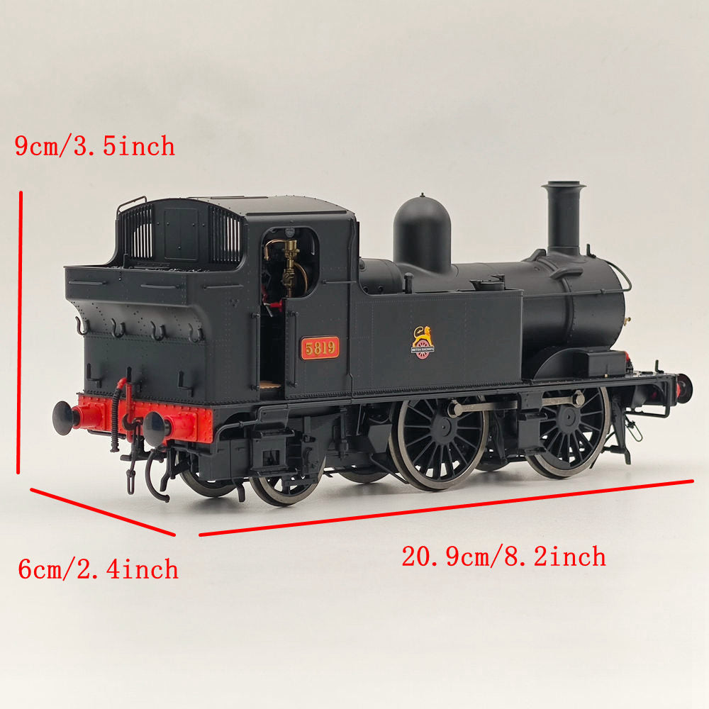 Dapol 7S 006 052 O Gauge 58xx Class BR Early Crest Black 5819 21DCC Locomotive - Model Train for Collectors & Railway Enthusiasts - Perfect for Display & Layout Scenes