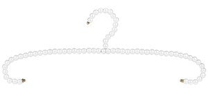 Elegant Beaded Pearl Hangers - Light Ivory | Vintage-Inspired Jewelry Organizer for Necklaces & Bracelets | Perfect for Bedroom, Closet & Travel Accessory Storage