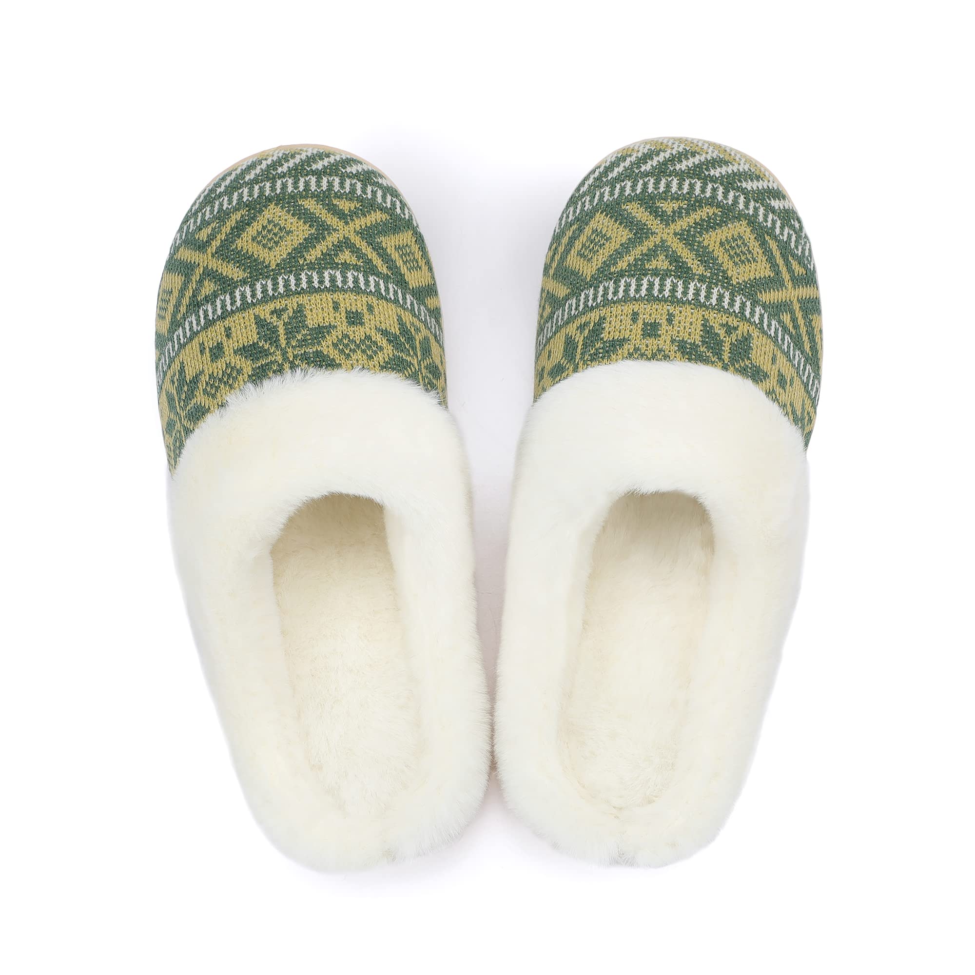 NineCiFun Women's Cozy Memory Foam House Slippers - Soft Fuzzy Indoor Slippers for Women, Non-Slip Warm Bedroom Shoes, Perfect Christmas Gift for Her - Ideal for Relaxing at Home, Lounging & Winter Comfort