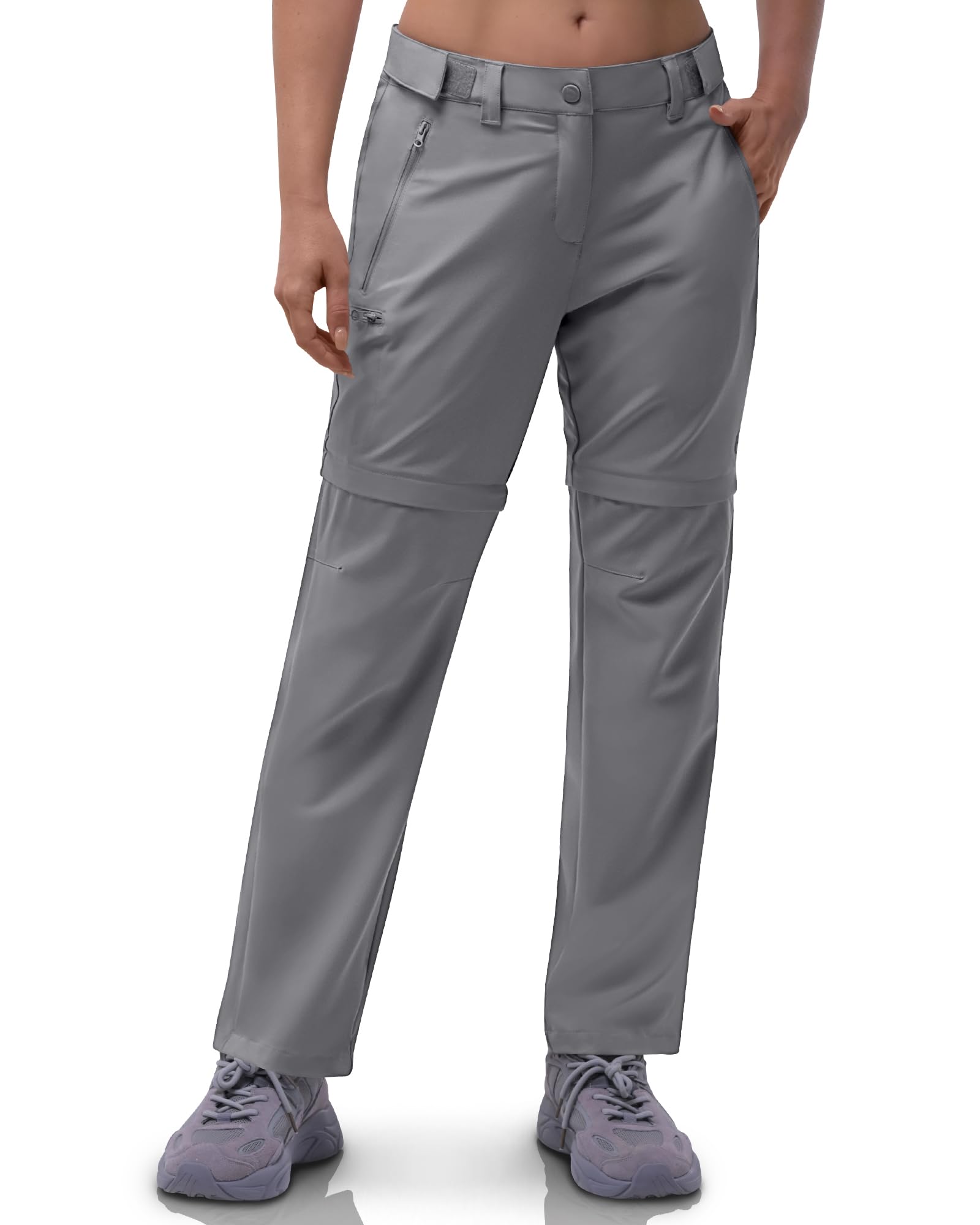 Outdoor Ventures Women's Convertible Hiking Pants - Quick Dry, Lightweight Stretch Zip-Off Cargo Pants for Travel, Camping & Outdoor Adventures
