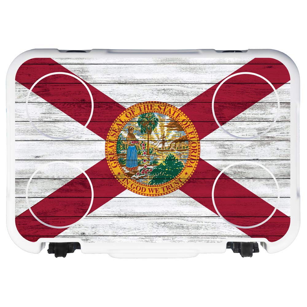 Mammoth Cruiser 20 Cooler - 17 Quart Insulated Hard Ice Chest with Florida Wrap Design | Holds 19 Cans | Perfect for Beach, Camping, Picnics & Outdoor Adventures | Great State-Themed Gift Idea