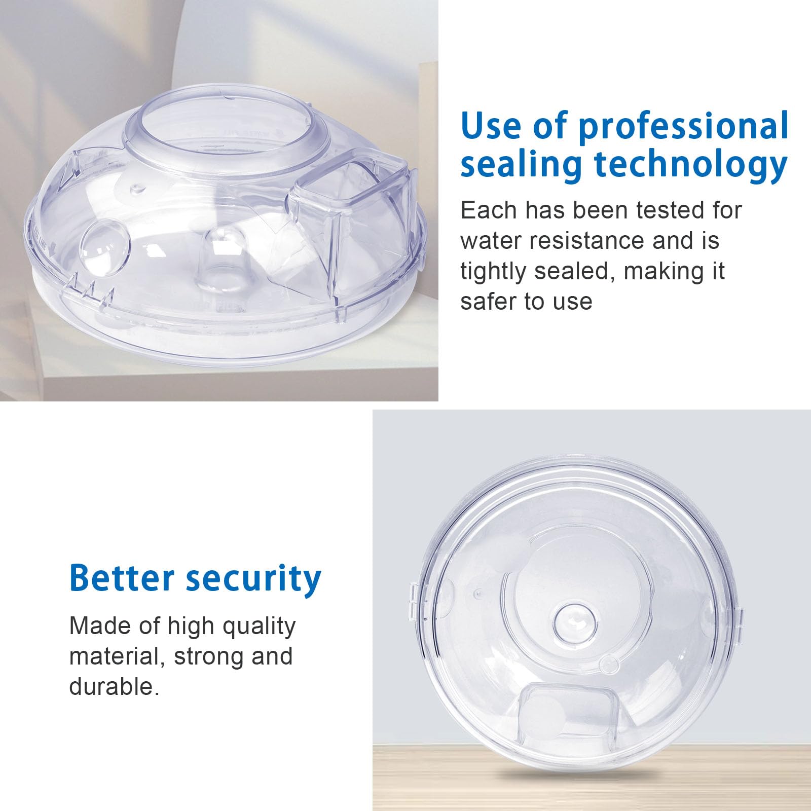 Rainbow Vacuum Cleaner E2 Type 12 Replacement 2.5 Quart Transparent Water Pan Basin - Perfect for Deep Cleaning Carpets & Hard Floors
