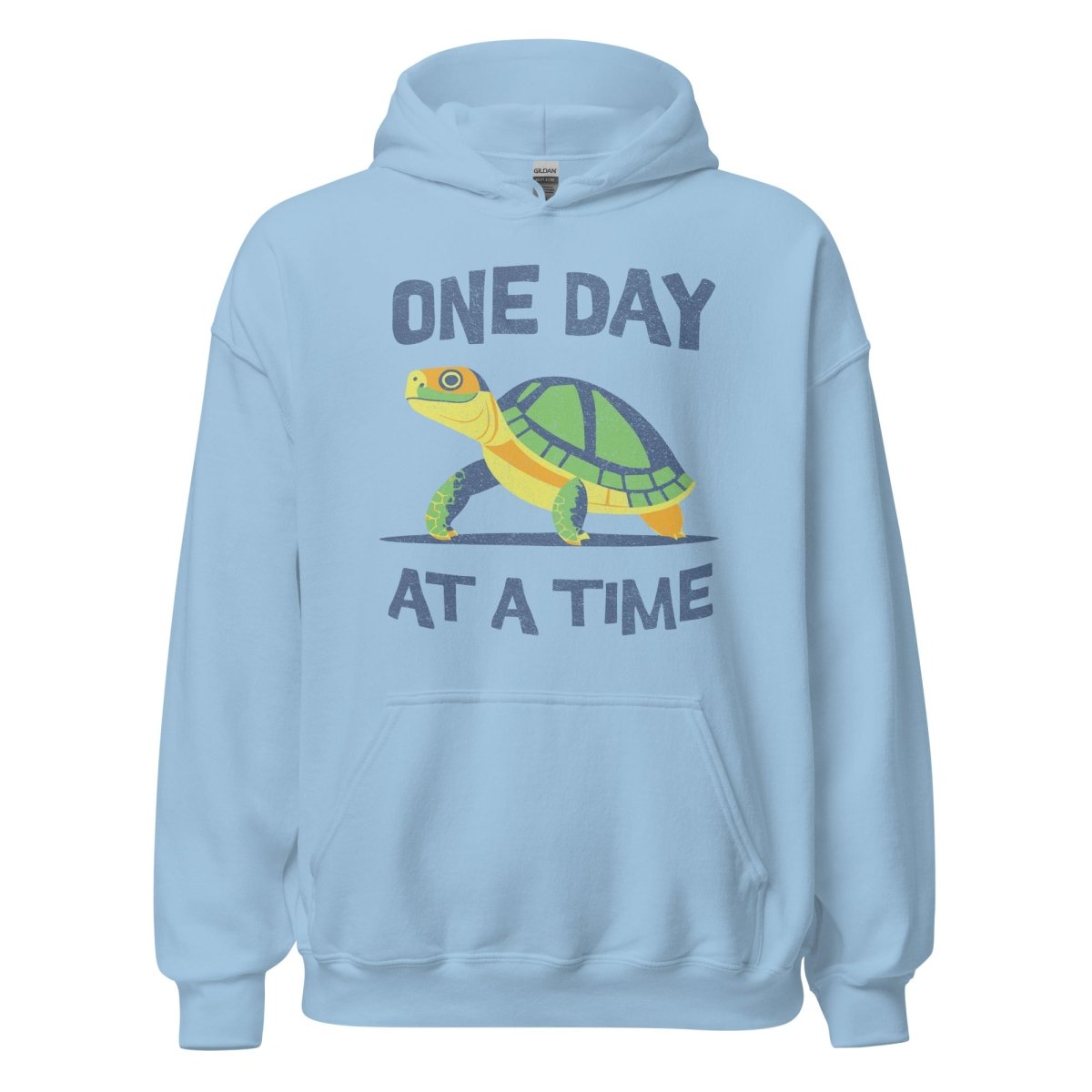 Resilient Turtle Hoodie - Motivational Sobriety Apparel for Daily Wear | Perfect for Recovery Meetings & Sober Living Support