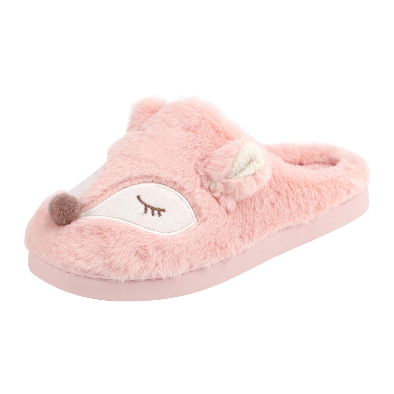 Women's Warm Fleece Slippers - Soft Plush Non-Slip Indoor Booties for Ladies & Girls | Cozy Winter Ankle Boots for Home, Office & Lounge Wear