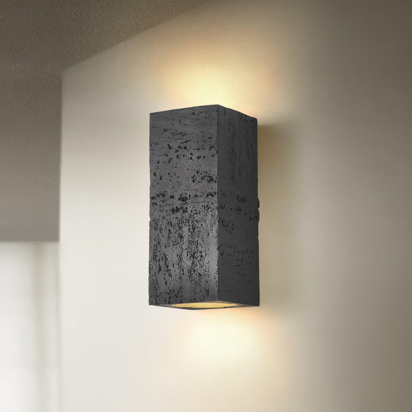 Modern Brick Wall Lamp - Industrial Style LED Sconce Light Fixture for Bedroom, Living Room, and Office Decor | Energy Efficient Indoor Lighting Solution