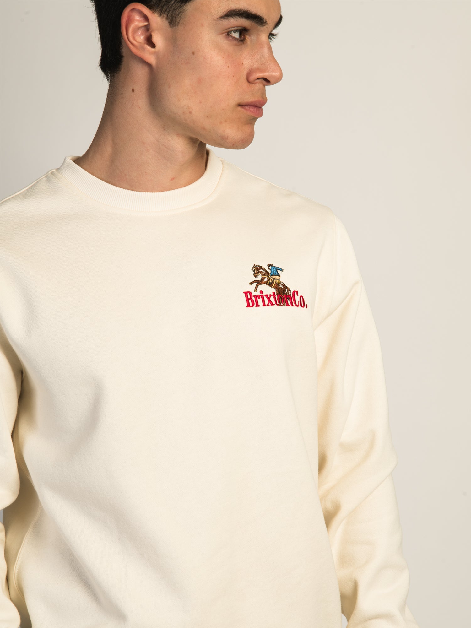 Brixton Inwood Crewneck Sweatshirt for Men & Women | Comfortable Casual Pullover | Perfect for Streetwear, Travel & Everyday Wear