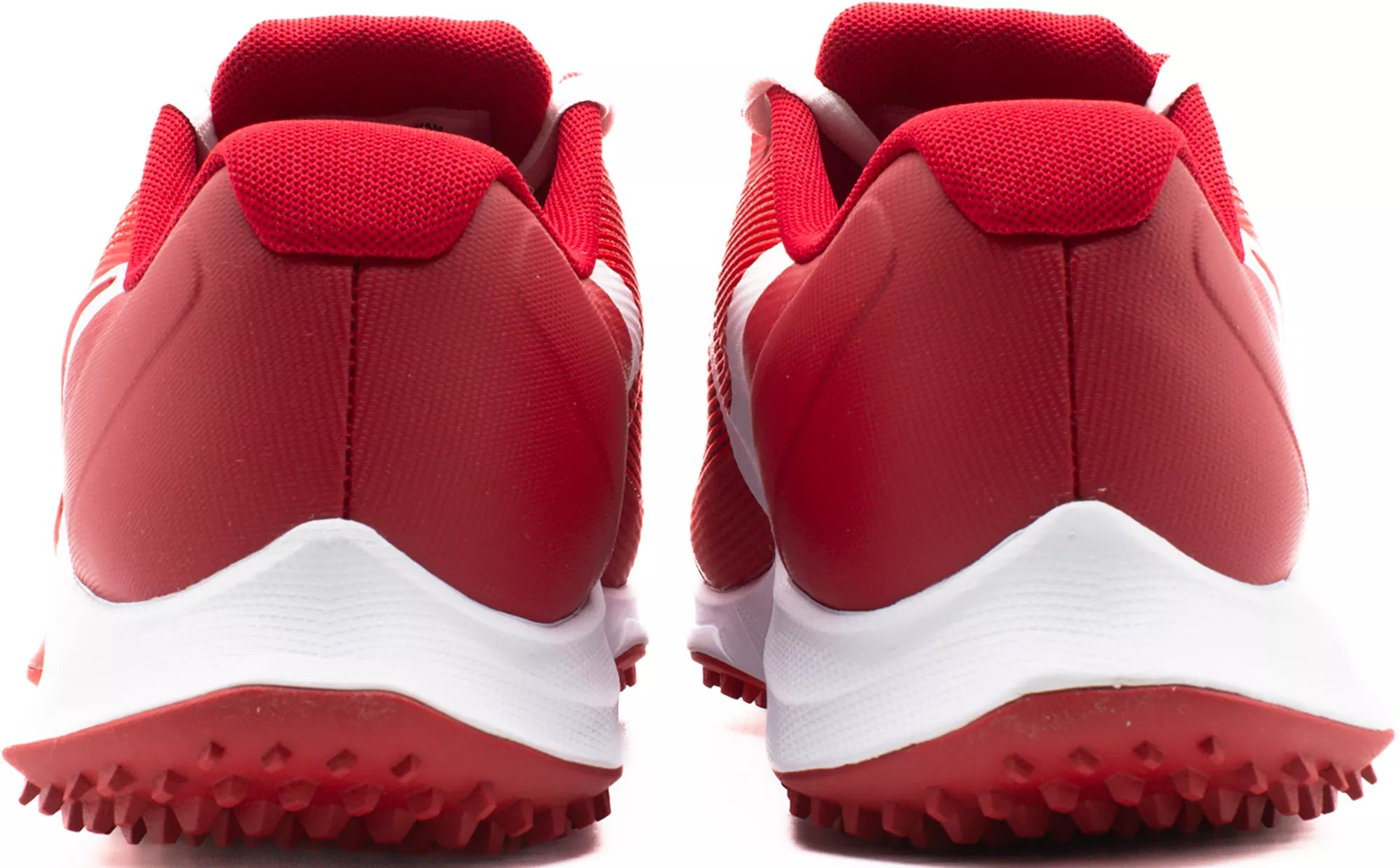 Nike React Vapor Drive 2 Cricket Shoes - Red/White Rubber Spikes for Men | Lightweight Performance Footwear for Cricket Matches & Training
