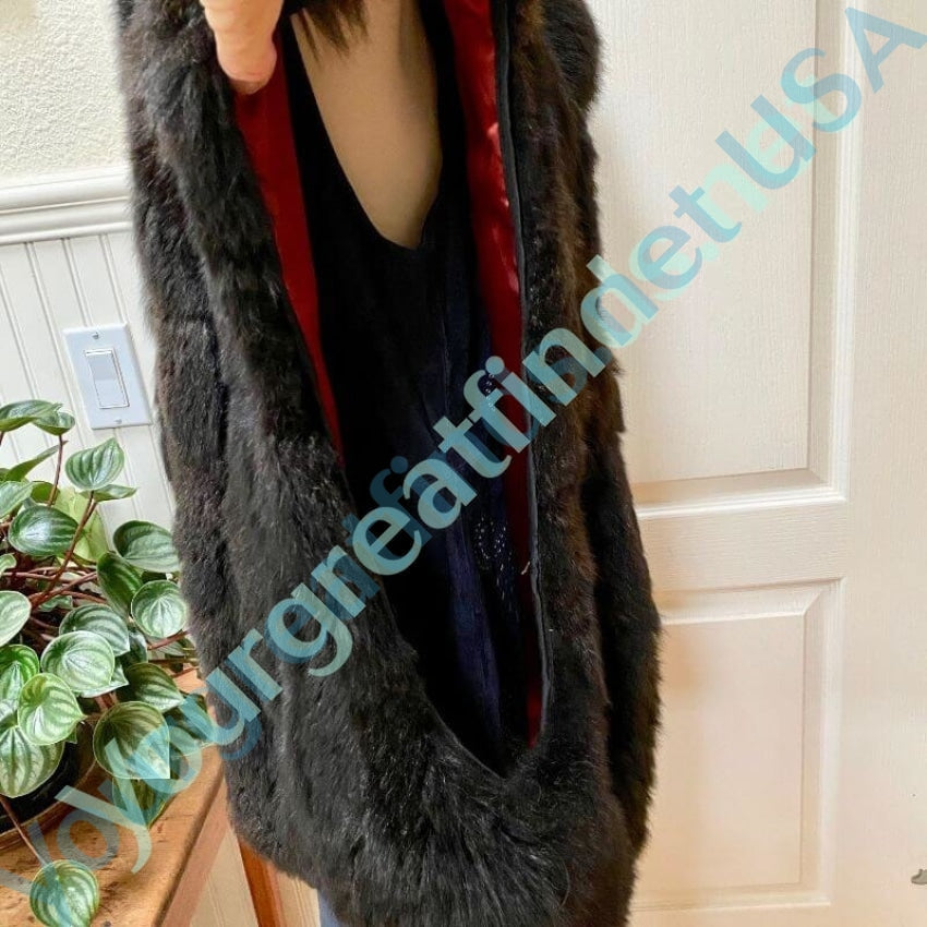 Vintage Andrew Marc Fur & Leather Vest for Women | Winter Fashion Outerwear | Cozy & Stylish Layering Piece for Cold Weather