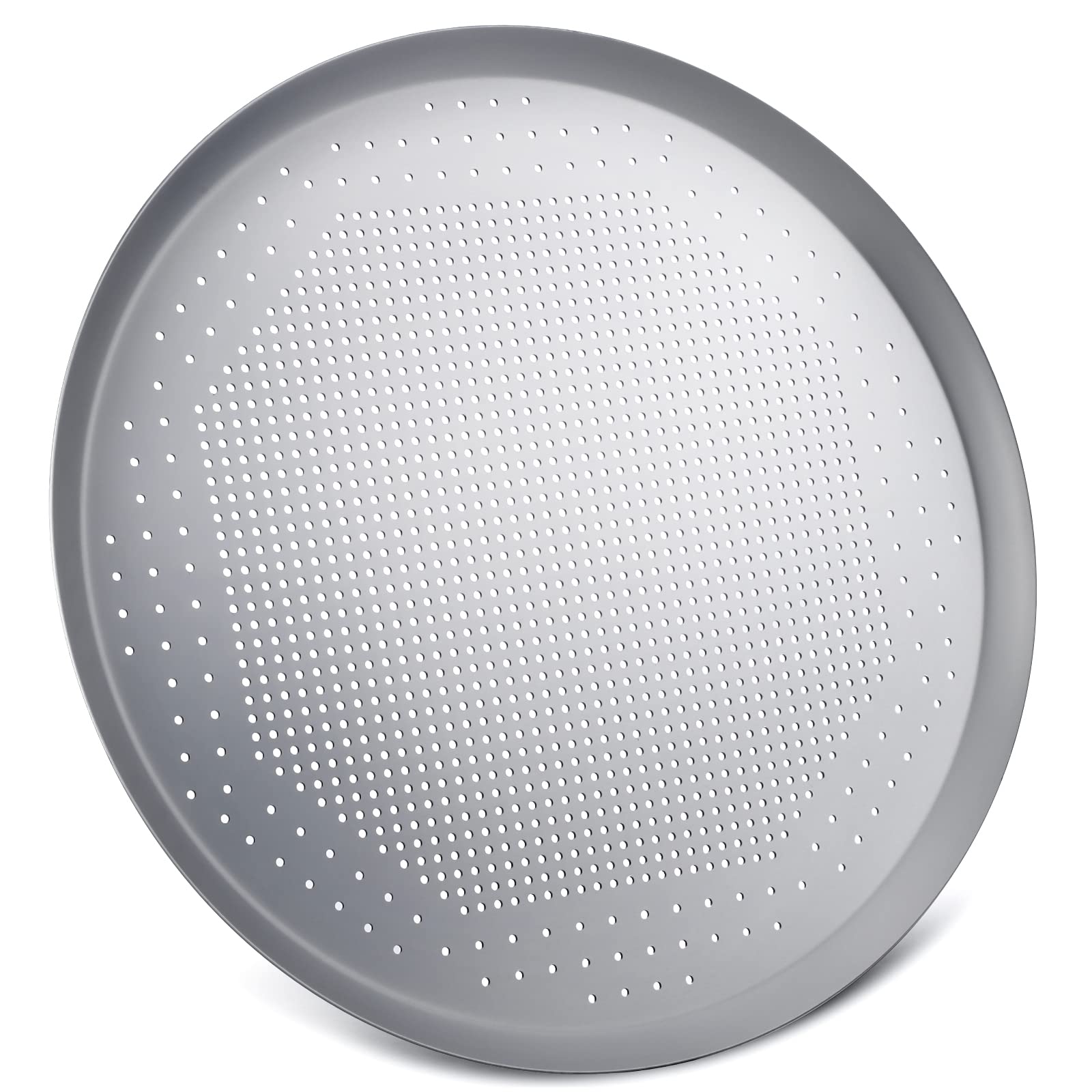 Beasea 15 Inch Perforated Pizza Pan - Heavy Duty Aluminum Alloy Baking Tray with Air Holes for Crispy Crust - Perfect for Home, Restaurant & Outdoor Grilling - Ideal for Baking, Roasting & Serving Pizza
