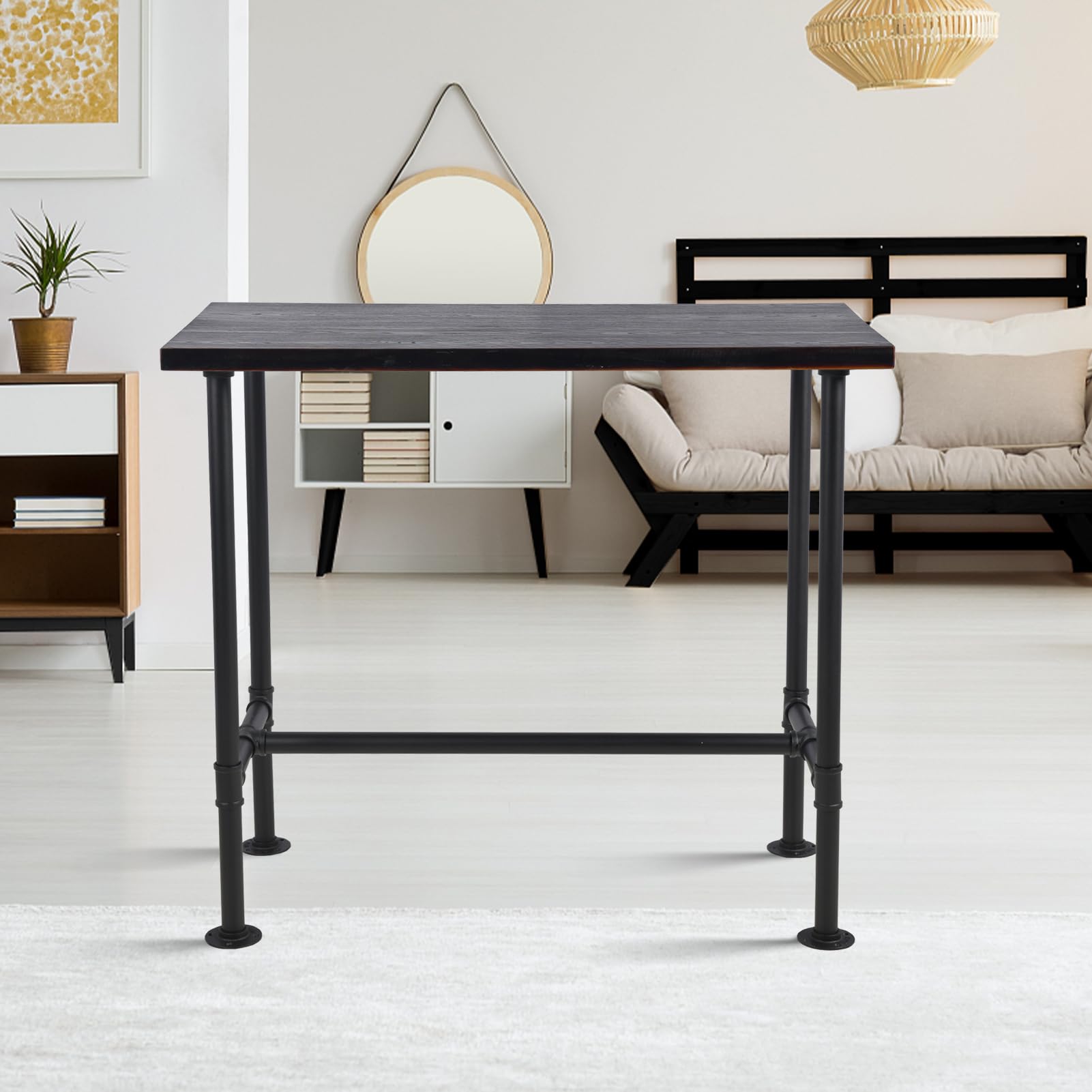 Industrial Pipe Dining Table - 47.3