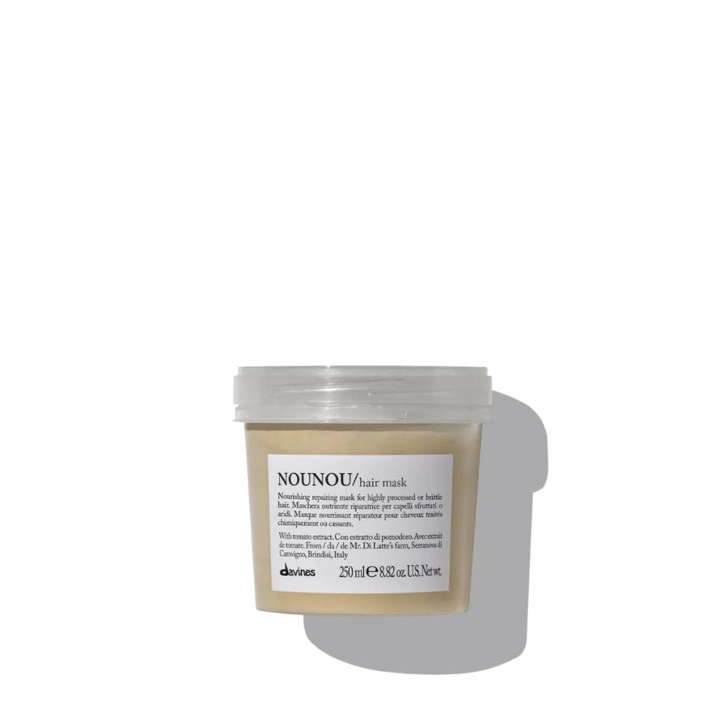 Davines Essential NOUNOU Hair Mask 250ml - Deep Conditioning Treatment for Dry & Damaged Hair - Salon Quality Hair Care for Hydration & Repair - Perfect for Home Use & Professional Styling