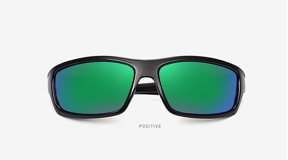20/20 Polarized Square Sunglasses for Men - UV Protection, Anti-Glare, Lightweight & Durable - Perfect for Driving, Fishing, and Outdoor Activities