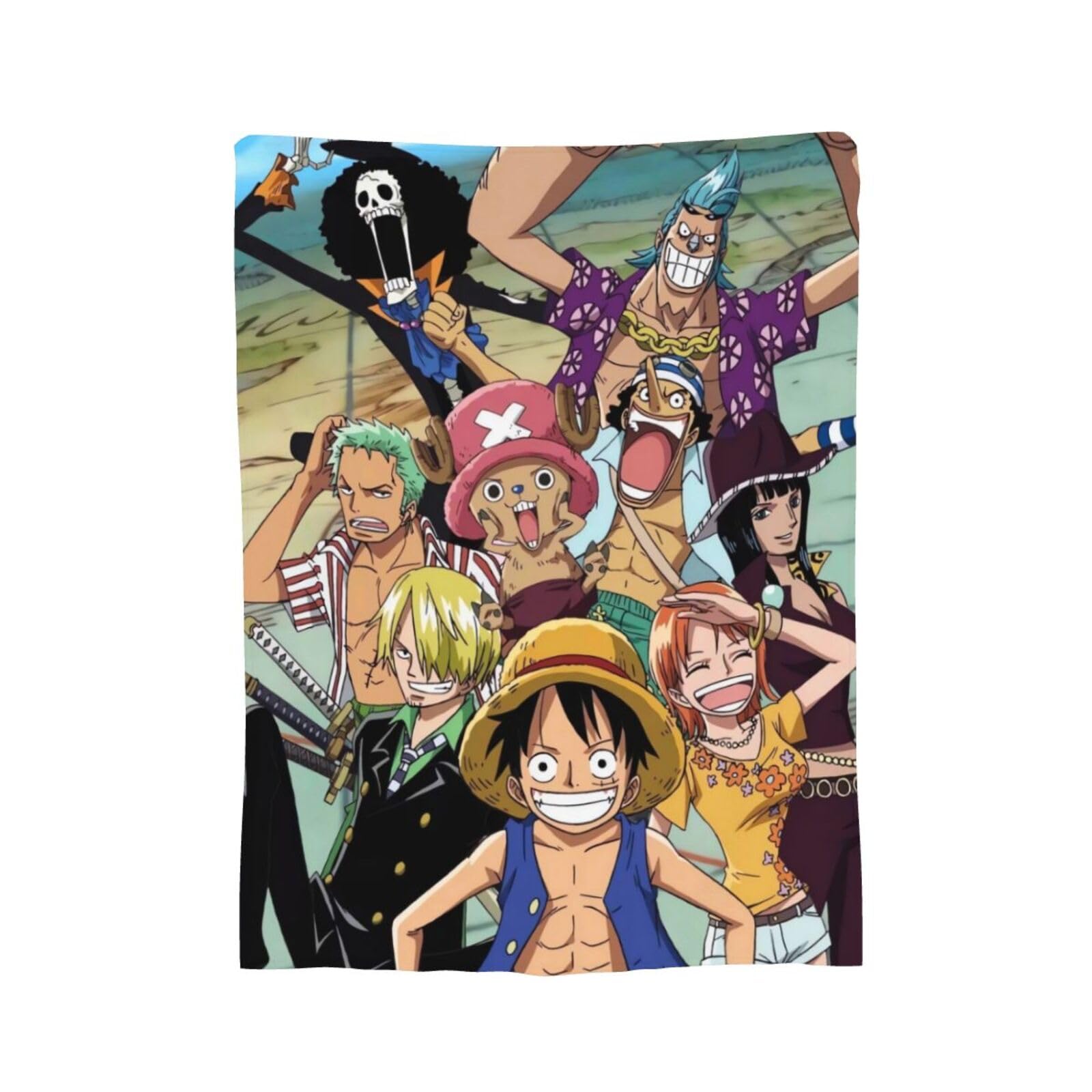 Soft Anime Anti-Pilling Flannel Plush Blanket for Boys & Girls | 60x50 Inch Cozy Throw | Birthday Gift & Autumn Bedding | Perfect for AC Rooms, Movie Nights & Dorm Decor