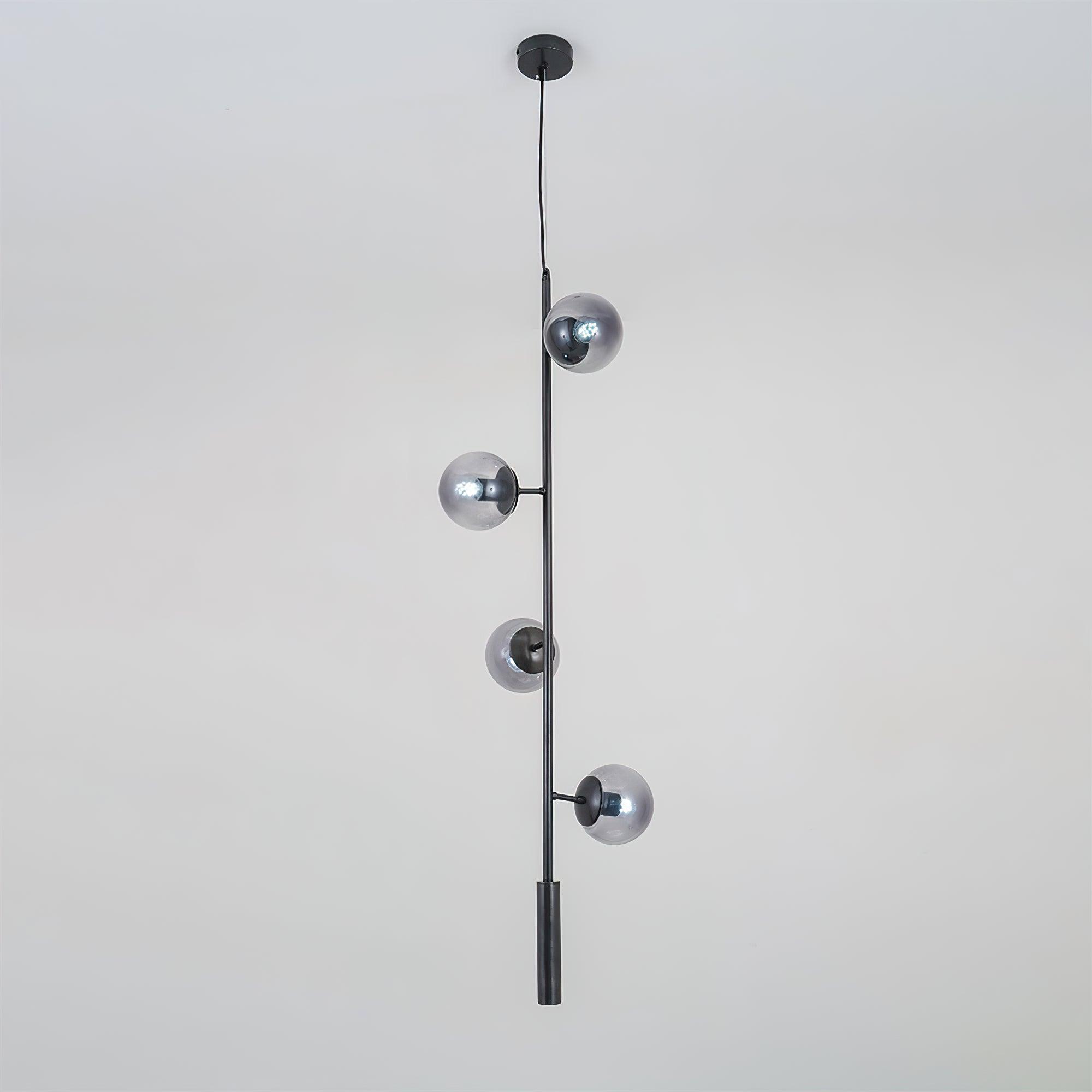 Modern Crystal Orb Chandelier - Elegant Ceiling Light Fixture for Dining Room, Bedroom & Living Room Decor | Dimmable LED Lighting for Home & Wedding Events