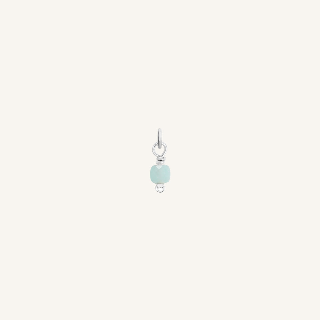Amazonite Soldering Charm - Stone of Courage & Confidence - Healing Crystal Jewelry for Stress Relief & Emotional Balance - Perfect for Meditation, Energy Work & Spiritual Healing