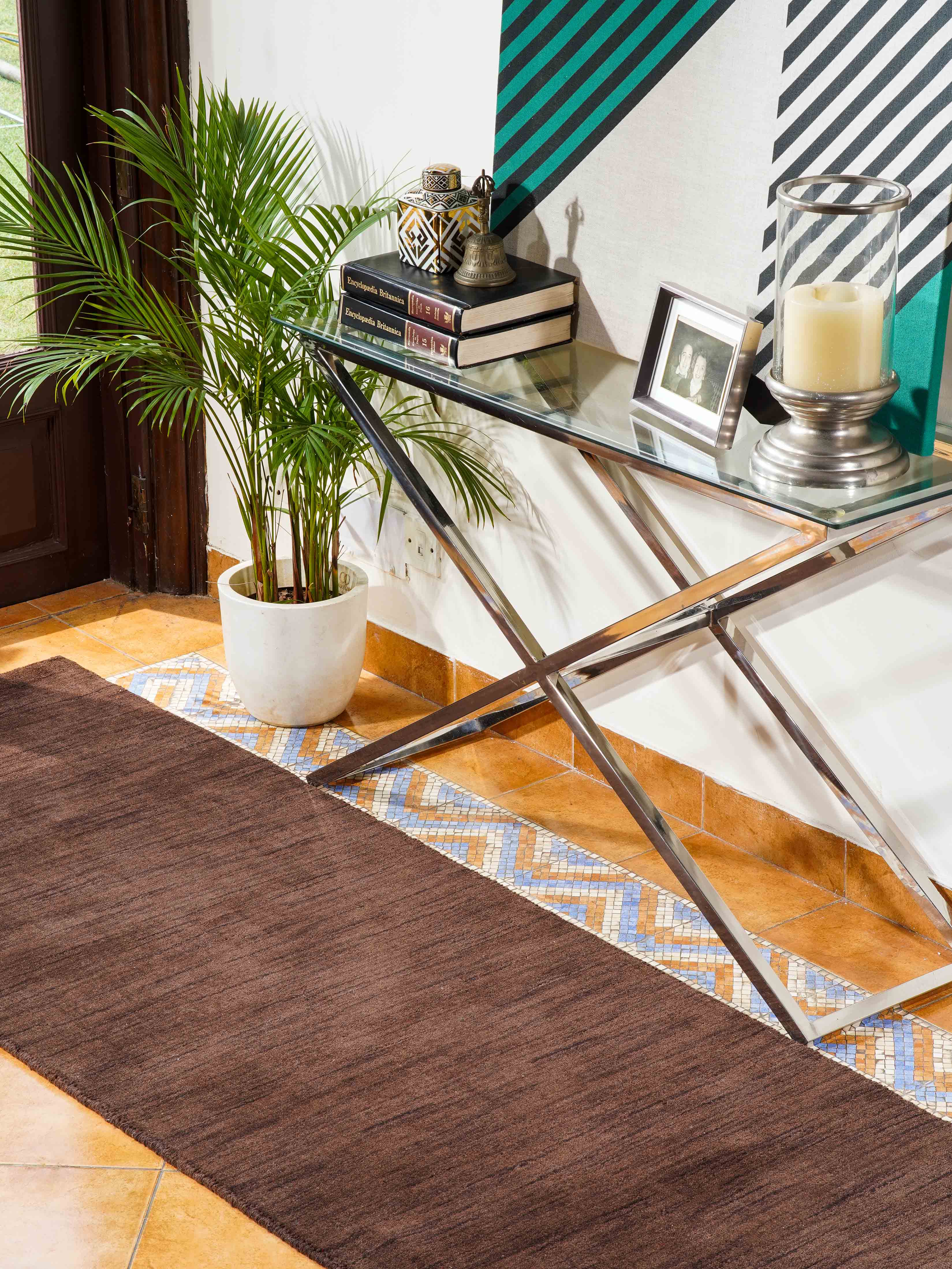 Luxury Hand-Knotted Wool Rug - Soft & Durable Persian Style Area Carpet for Living Room, Bedroom, or Office Decor