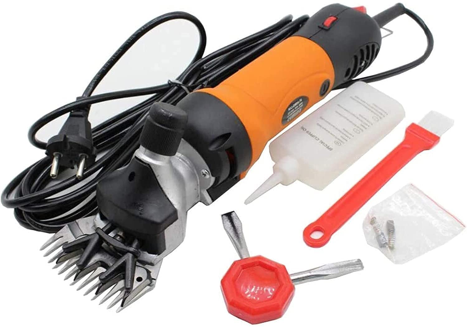 Professional 690W Electric Sheep Shearing Clippers - 220V-240V Heavy Duty Goat Wool Shearing Machine with Flexible Shaft | Portable Livestock Grooming Tool for Sheep, Goats & Alpacas | Farm, Ranch & Homestead Use