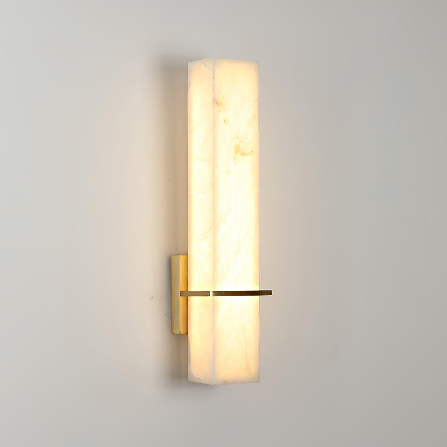 Elegant Milan Wall Sconce Light Fixture - Modern Brass Wall Lamp for Living Room, Bedroom & Hallway Lighting Decor