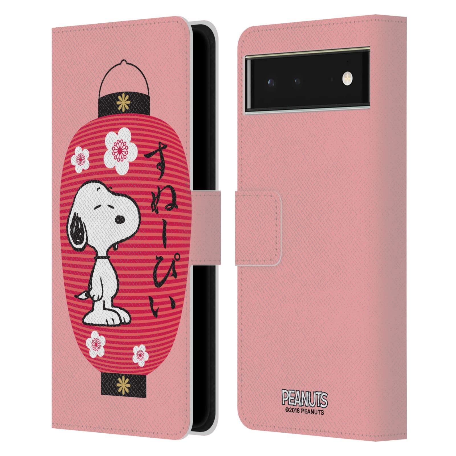 Peanuts Snoopy Leather Wallet Case for Google Pixel 6 - Stylish & Durable for Daily Use