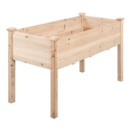 48x24x30 Inch Elevated Garden Raised Bed with Legs - Outdoor Planter Box for Vegetables, Flowers & Herbs | Perfect for Patio, Balcony & Backyard Gardening