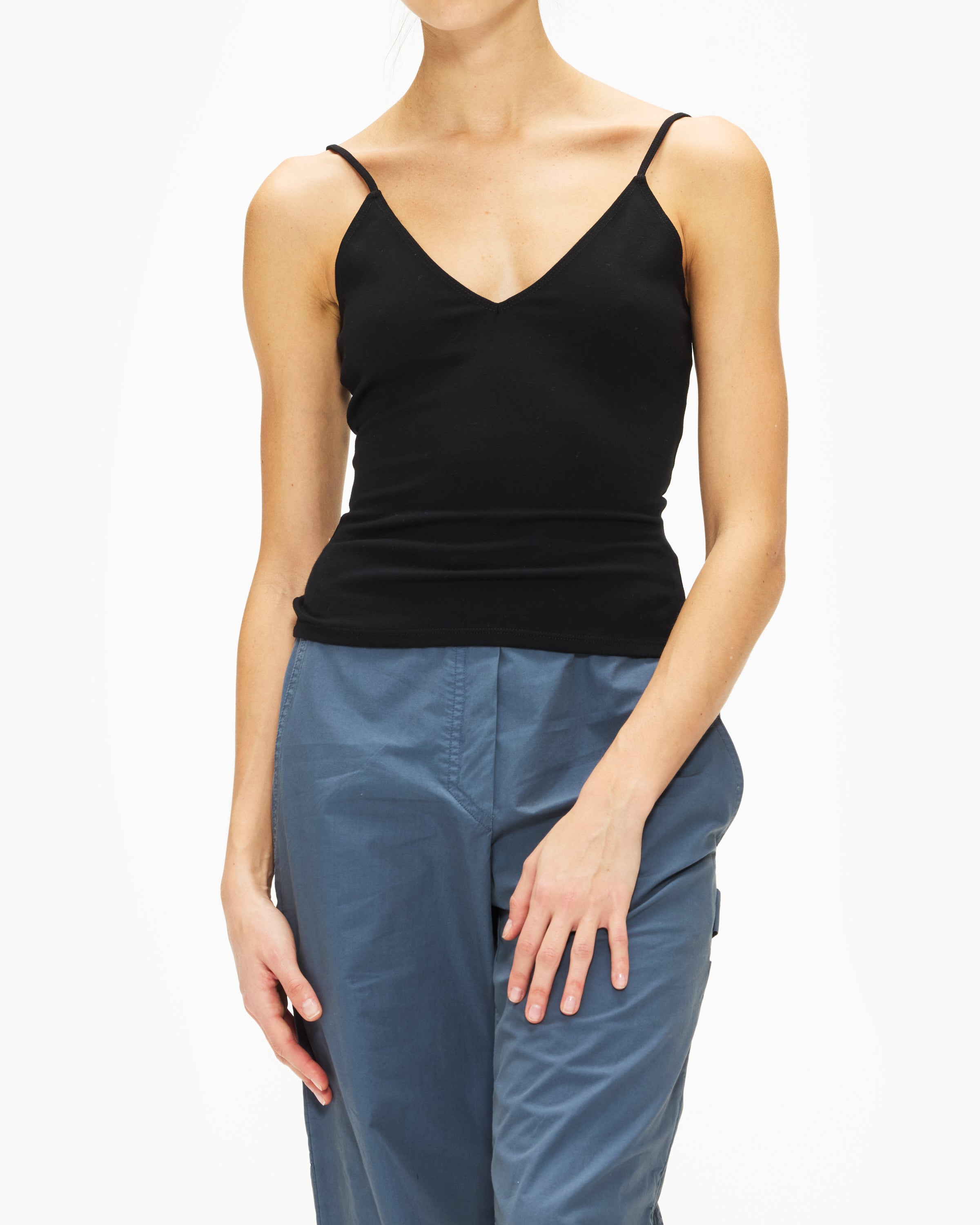 Leset Rio V Neck Tank Top for Women - Soft Comfortable Stretchy Casual Summer T-Shirt - Perfect for Beach, Yoga, and Everyday Wear