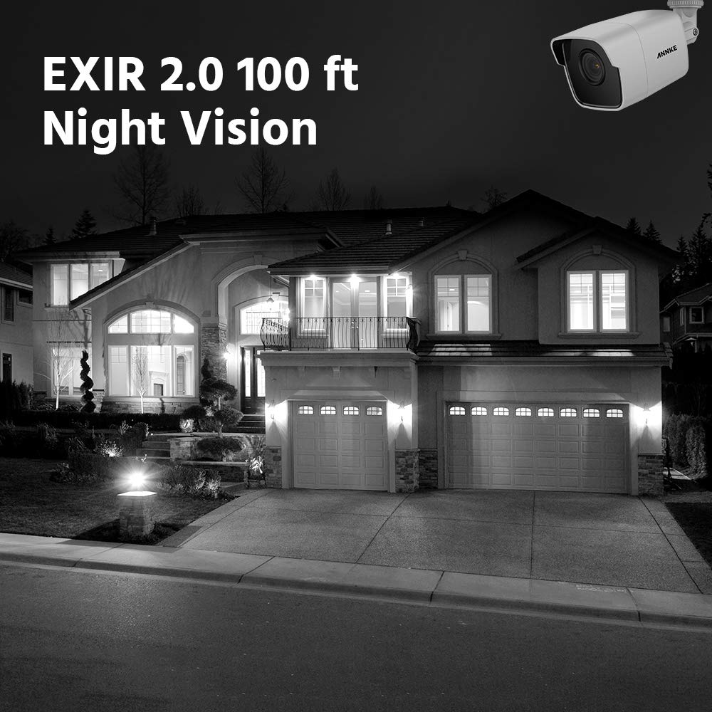 ANNKE 16 Channel 5MP Security Camera System with H.265+ DVR & 2TB HDD - 16pcs 5MP Weatherproof Indoor Outdoor Surveillance Cameras - Remote Viewing & 100ft Night Vision - Ideal for Home Security, Business Monitoring & Property Protection