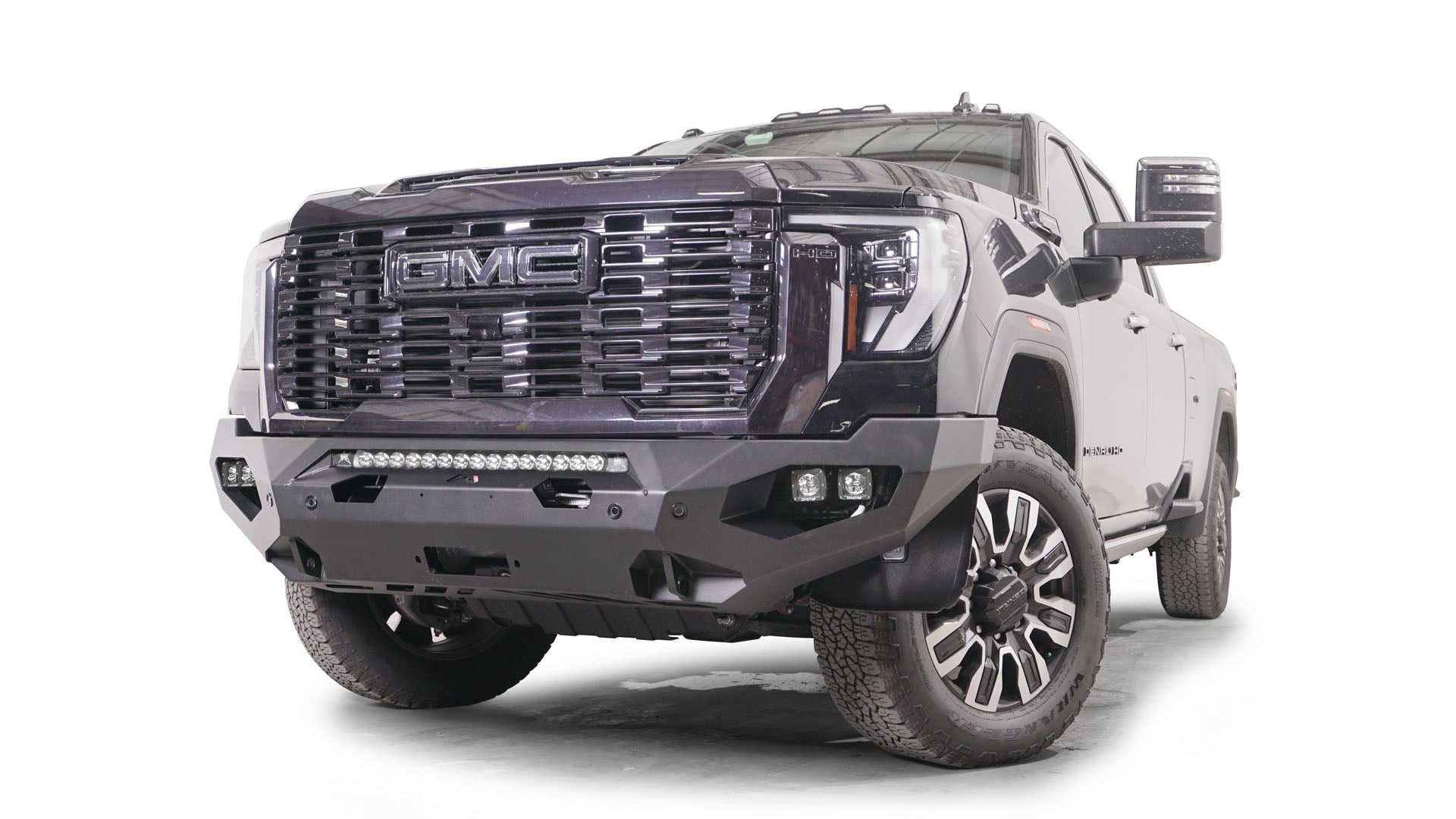 2024 GMC 2500/3500 HD Heavy Duty Matrix Front Bumper - Durable Off-Road Replacement for Sierra & Silverado Trucks - Perfect for Towing, Off-Roading & Truck Customization