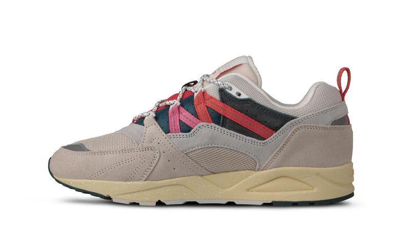 FUSION 2.0 Whitecap Gray & Cayenne Running Shoes - Lightweight Athletic Sneakers for Men & Women | Perfect for Jogging, Gym Workouts & Daily Wear
