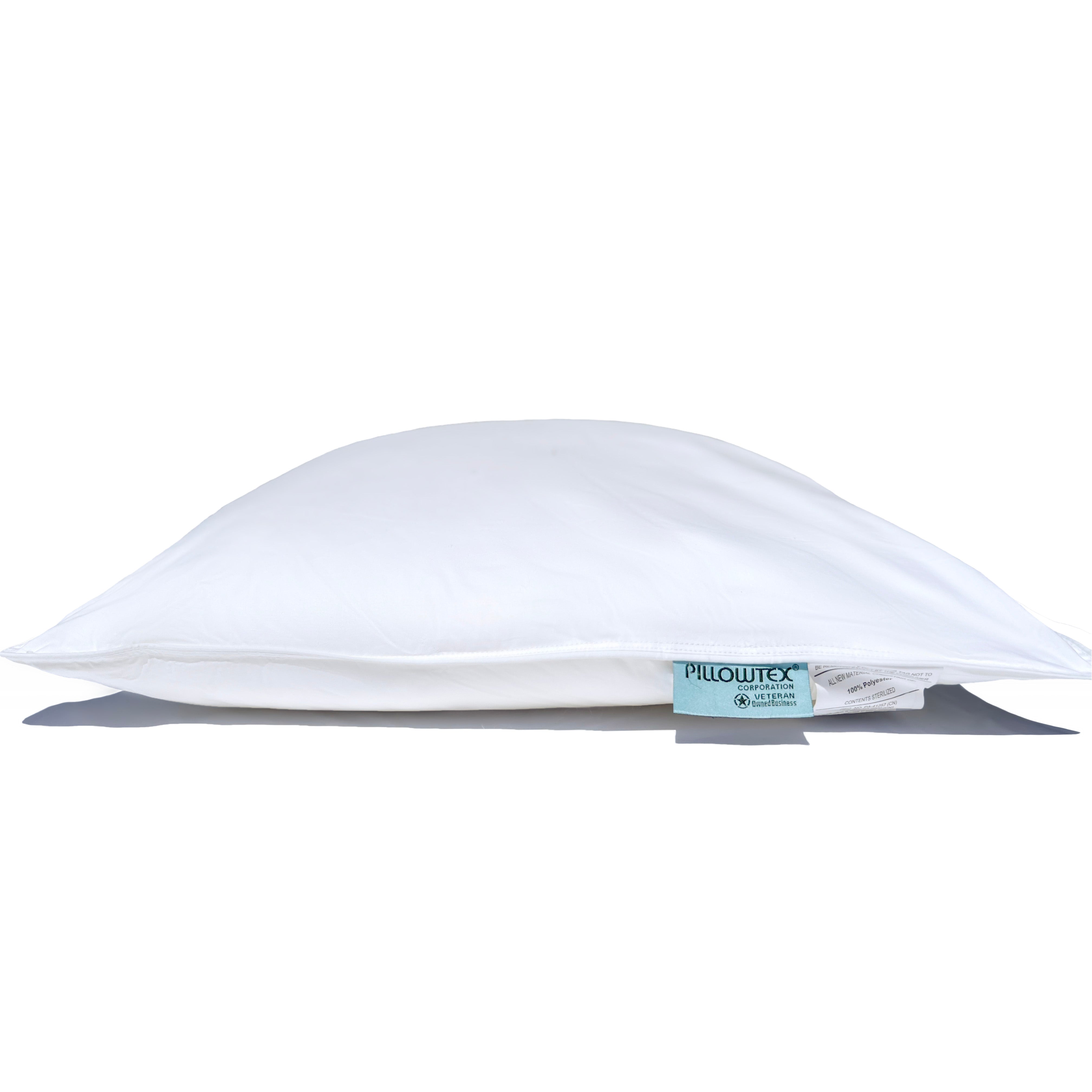 Premium Soft Polyester Pillow for Bed & Couch - Breathable & Hypoallergenic Pillow for Side, Back & Stomach Sleepers - Home, Office & Travel Use