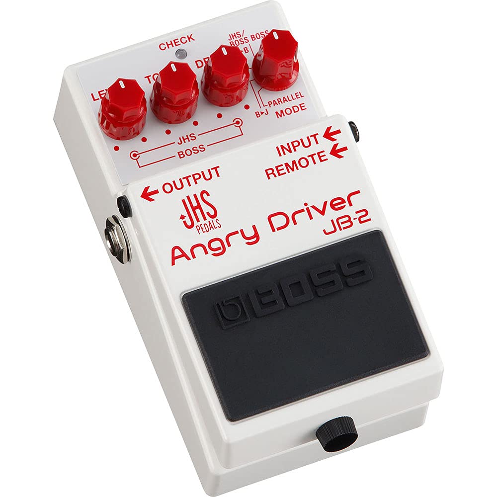 Boss JB-2 Angry Driver Overdrive Guitar Effects Pedal with Microfiber Cloth | Free 1-Year Extended Warranty by EverythingMusic | Perfect for Rock, Metal & Blues Performances