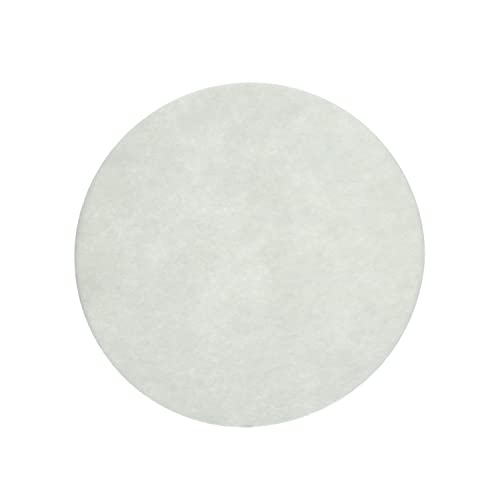 3M Carpet Bonnet Pad - White, 15 Inch (5-Pack) | Heavy-Duty Floor Cleaning Pads for Carpet Extractors & Buffing Machines | Ideal for Professional Cleaning, Home & Office Maintenance