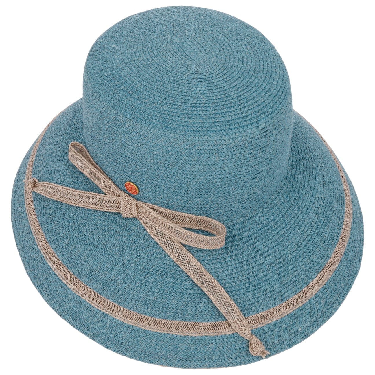 Stylish Mayser Lilien Raffia Hat for Women - Wide Brim Sun Hat for Beach, Summer, and Outdoor Activities