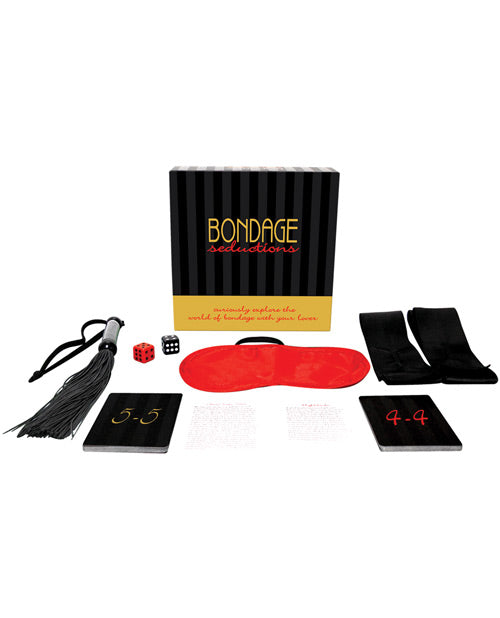 Bondage Seduction Kit - Sensual Adult Game for Couples - Perfect for Romantic Nights & Spicing Up Your Relationship