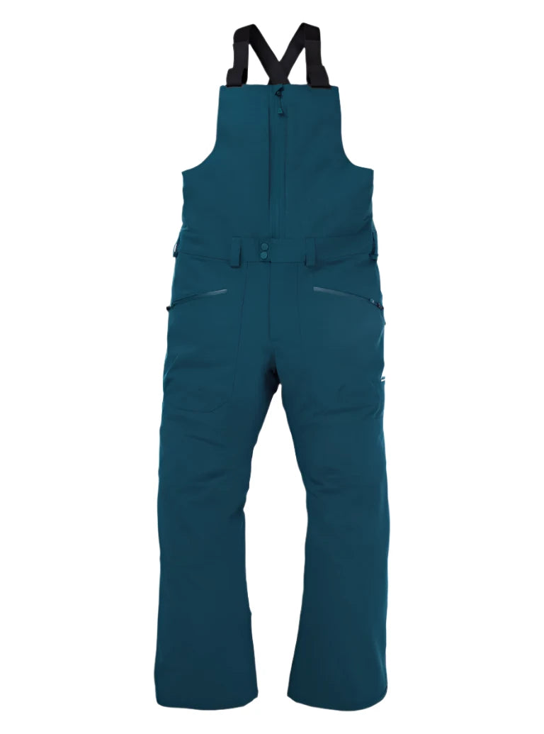 Burton Reserve Bib Snow Pants 2025 - Waterproof & Insulated Ski Bibs for Men & Women - Perfect for Snowboarding, Skiing & Winter Outdoor Adventures