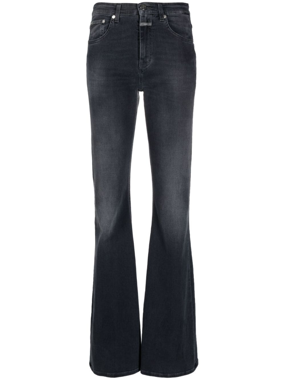 Stylish Grey Closed Jeans for Women - High Waist Slim Fit Denim Pants for Casual Wear & Everyday Outfits