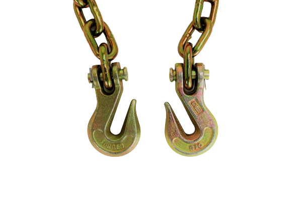 5/16 x 10' Grade 70 Transport Chain - Heavy Duty Cargo Tie Down, Towing & Lifting Chain for Trucking, Construction & Industrial Use