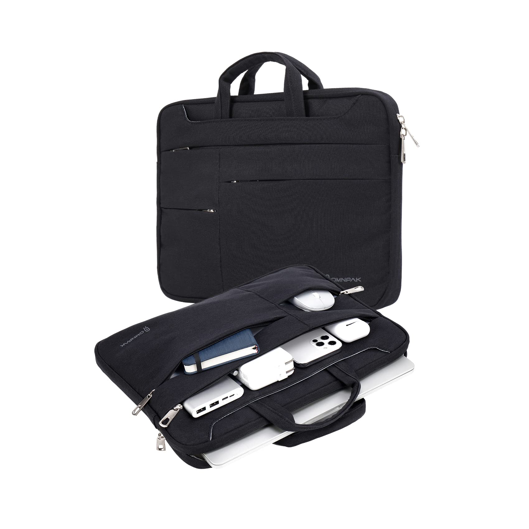 Omnpak 13 Inch MacBook Protective Sleeve - 360° Shockproof Laptop Case for MacBook Pro 14.2