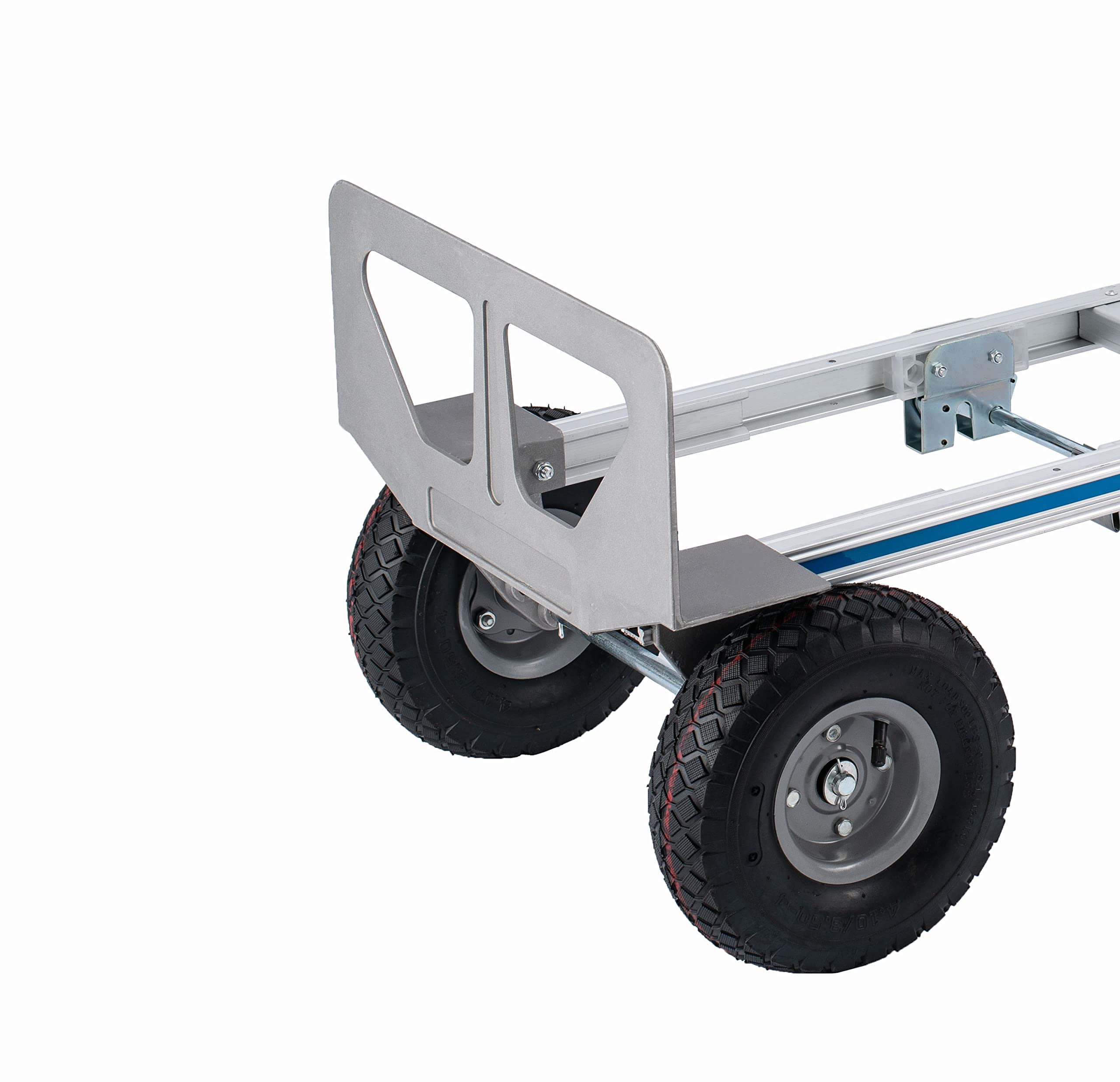2 in 1 Aluminum Hand Truck Dolly - 770lbs Heavy Duty Convertible Utility Cart with Wheels for Moving, Warehouse, Home & Office Use