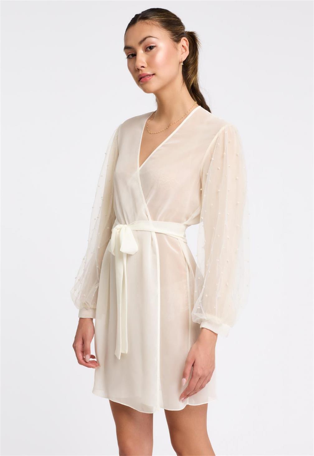 Ivory Pearl Cover Up - Elegant Beach Dress for Women | Perfect for Poolside, Bridal Showers & Summer Vacations