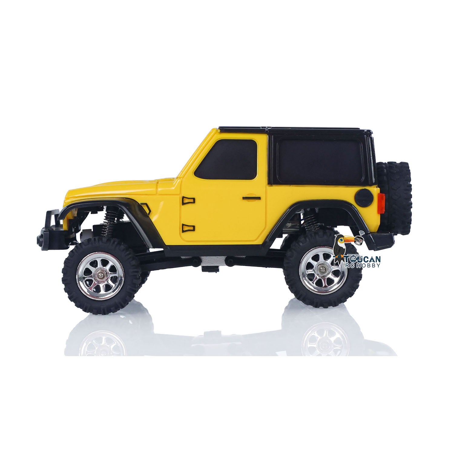 2.4GHz 1/36 Scale Remote Control Rock Crawler - 4WD Off-Road RC Car RTR with Rechargeable Battery - Mini Radio Controlled Toy Vehicle for Kids | Outdoor Adventure, Backyard Play & Birthday Gifts