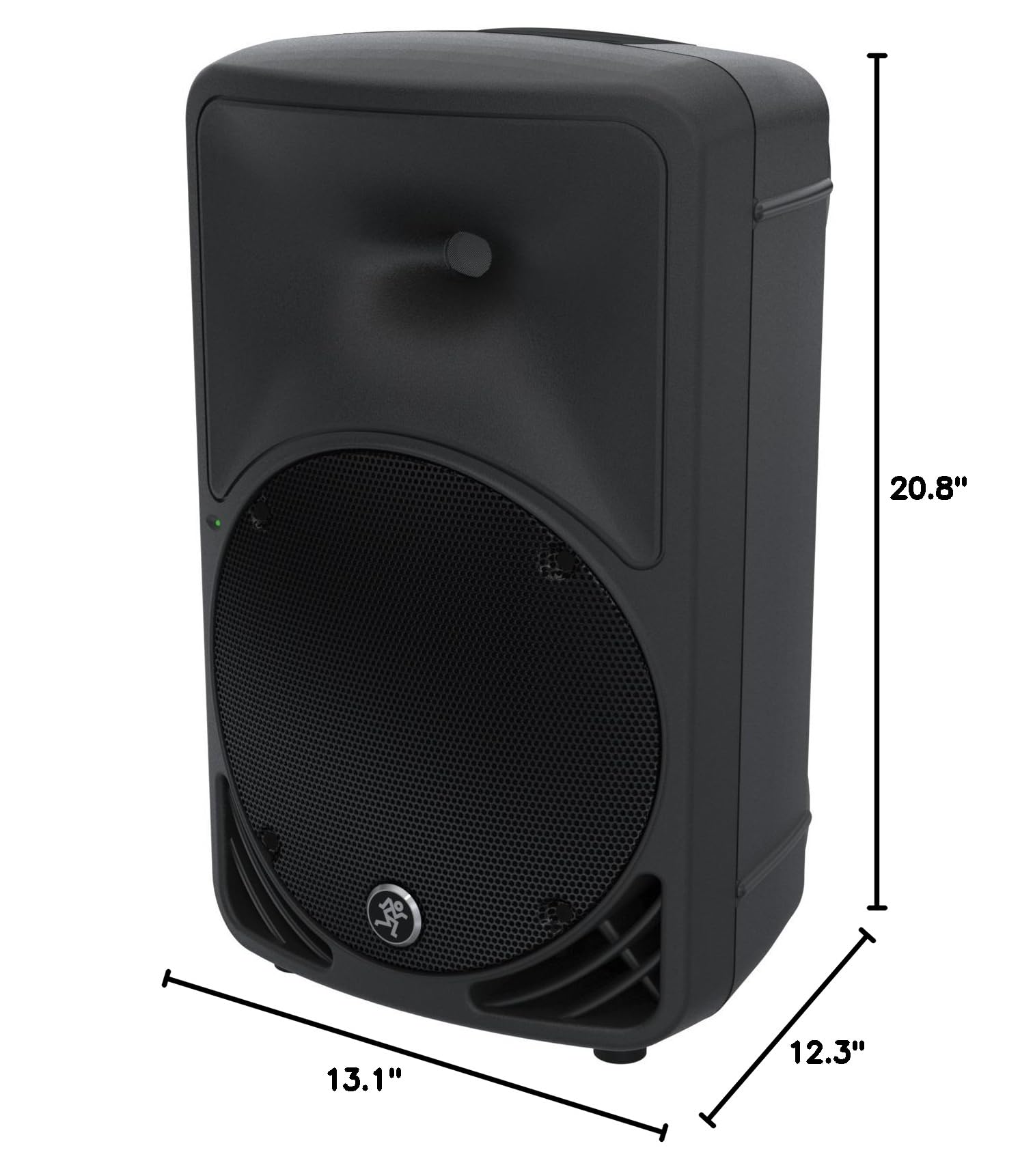 Mackie SRM350v3 1000W 10-Inch Powered PA Speaker - Professional Portable Loudspeaker for Live Music, DJ Gigs, and Outdoor Events