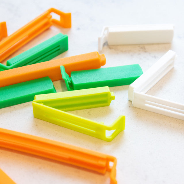 20 Pack Reusable Bag Clips - Strong Seal for Food Storage, Snacks, Chips & More - Perfect for Kitchen, Pantry & Travel Organization
