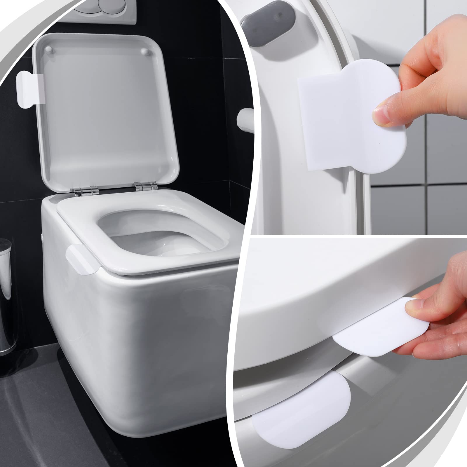 Yookeer 9Pcs Toilet Seat Lifter - Bathroom Handle for Home & Travel