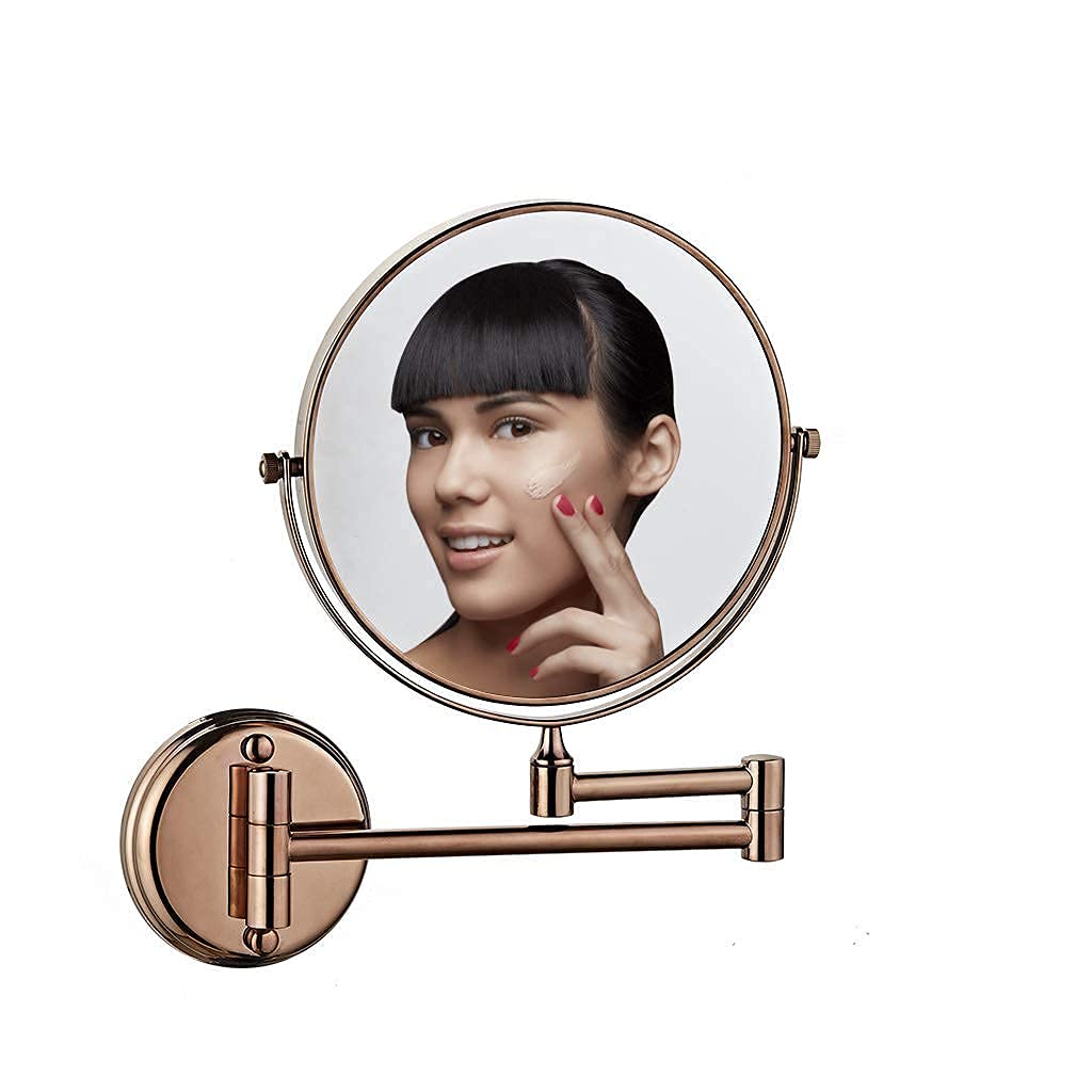 CJBHSD Wall Mount Makeup Mirror with Double-Sided Swivel Design - 1X/10X Magnification Vanity Mirror for Shaving & Cosmetics | Perfect for Bathroom, Bedroom & Dressing Room