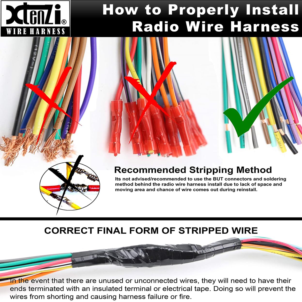 16Pin Car Radio Power Wire Harness Connector for Pioneer BV9973/BV9976/BV9978/BV9979B/BV9980BT - XT91011-5 | Easy DIY Installation & Stereo Upgrade Accessory