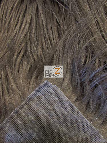 Premium Faux Fur Fabric by The Yard - Soft Gorilla Animal Long Pile Material for DIY Coats, Costumes, Scarves, Rugs & Fashion Accessories (White) - Perfect for Winter Fashion, Home Decor & Craft Projects