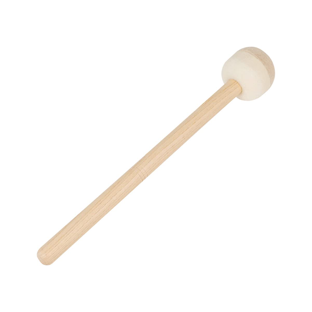 Premium Wooden Drum Sticks - Natural Wood Mallets with Felt Head for Percussion, Drumming, and Music Practice - Ideal for Drummers, Musicians, and Music Teachers