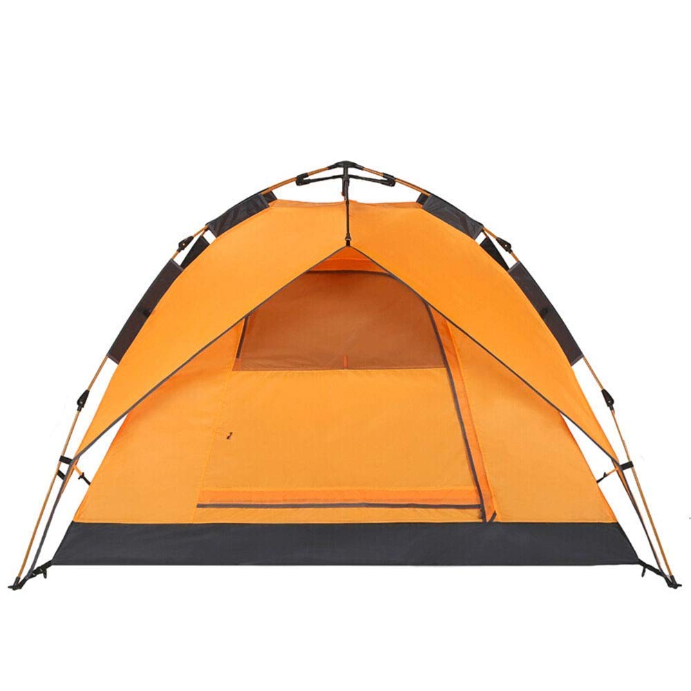 Instant Pop Up Waterproof Dome Tent for 3-4 People - Double Door Camping & Beach Tent for Backpacking, Fishing & Outdoor Adventures | Perfect for Family Camping, Beach Trips & Hiking