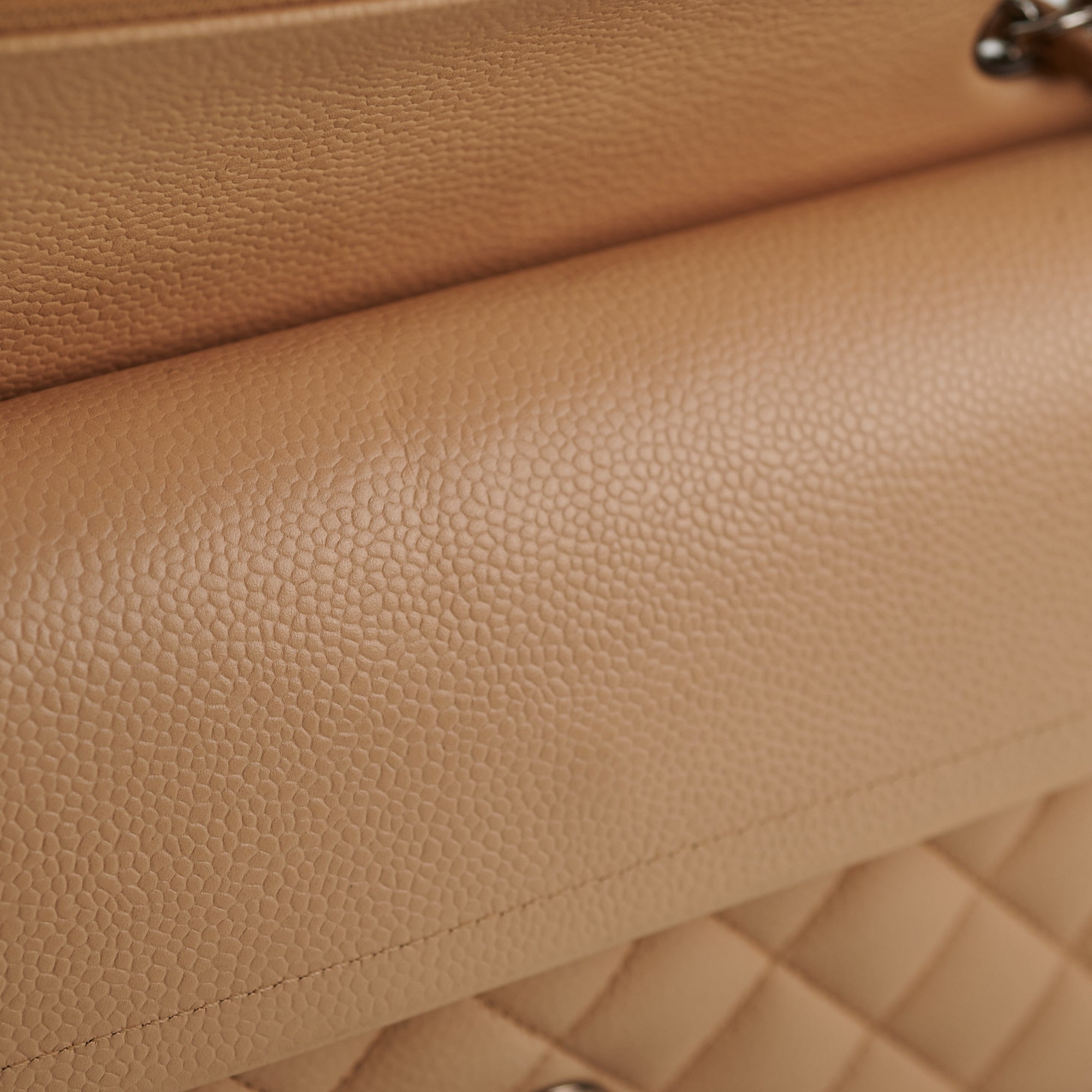 Chanel Quilted Classic Flap Bag Medium/Large Beige - Luxury Designer Handbag for Women, Perfect for Work, Evening Events & Everyday Use