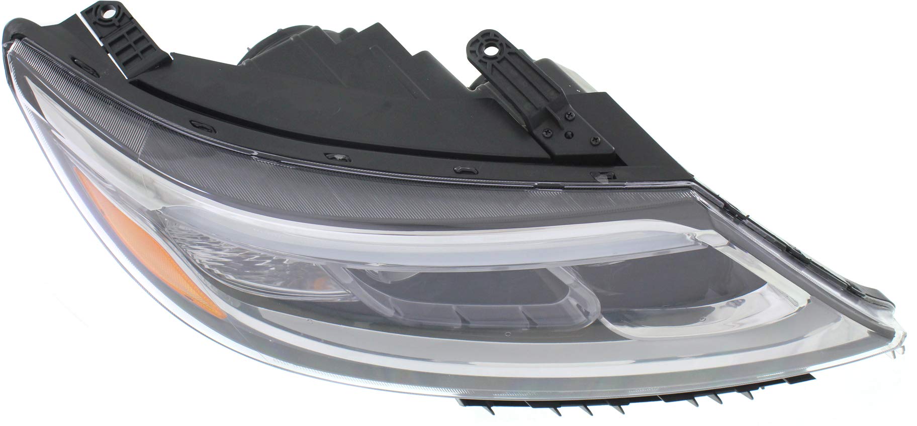 Evan Fischer Passenger Side Headlight Assembly for 2014-2015 Kia Sorento LX - Halogen Headlamp with Bulb, Compatible with Non-Auto-Leveling & Non-LED Models (Replaces #921021U500) - Perfect for Night Driving and Vehicle Restoration